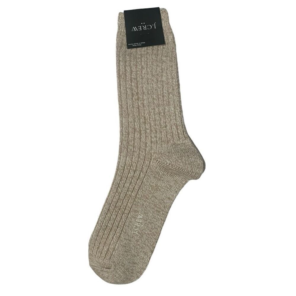 J. Crew Men’s Cotton Melange Ribbed Socks